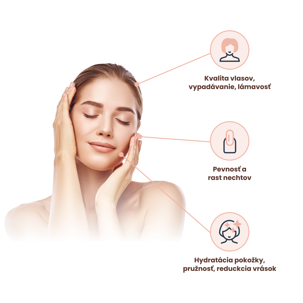 Beauty kolagen pre vlasy, nechty a pleť (240g mango-pomaranč)