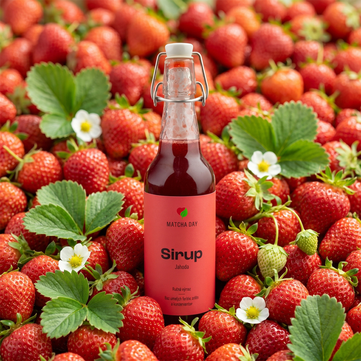 Jahodový sirup 500ml