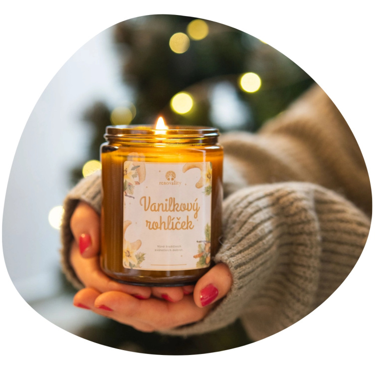 Vanilkový rožok - sójová sviečka 250 m