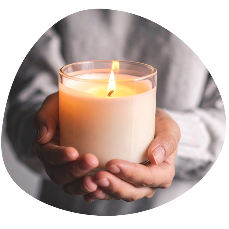 Snehová vločka - sójová sviečka 250 ml