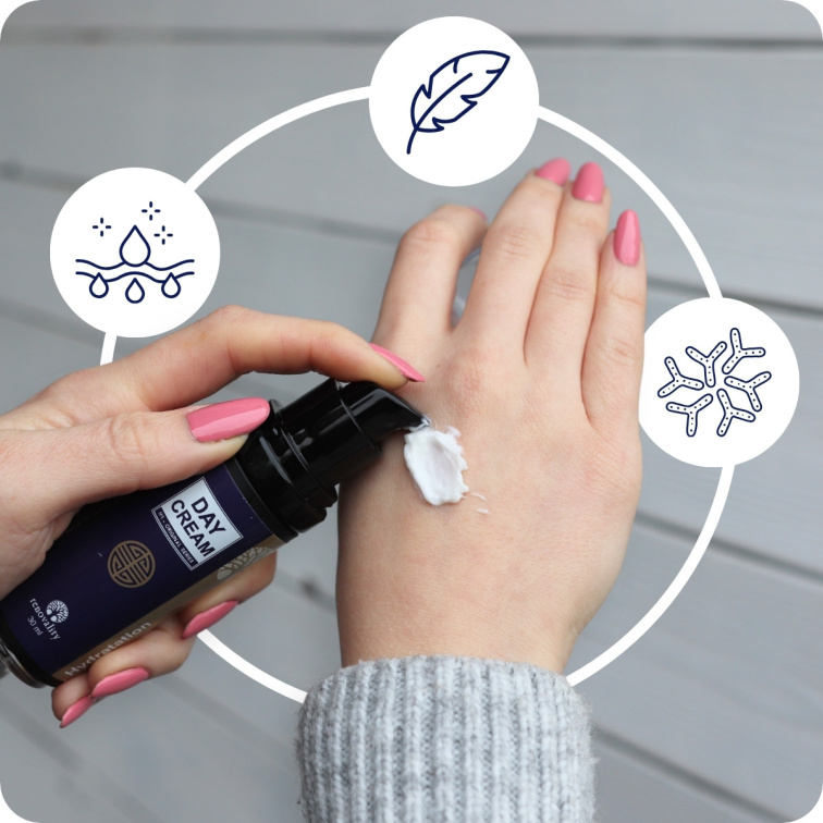 Day Cream HYDRATÁCIA probiotiká a hubový komplex 30ml