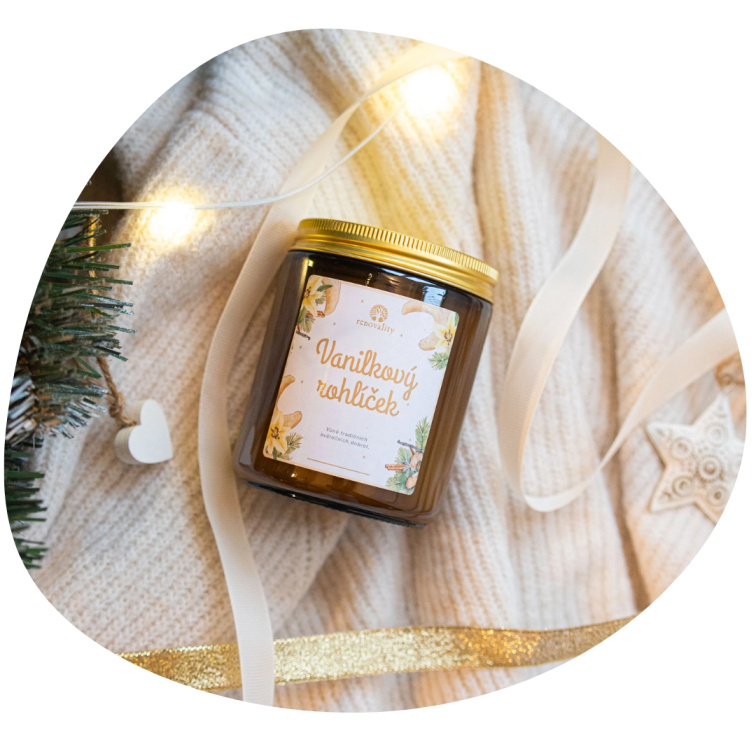 Vanilkový rožok - sójová sviečka 250 m