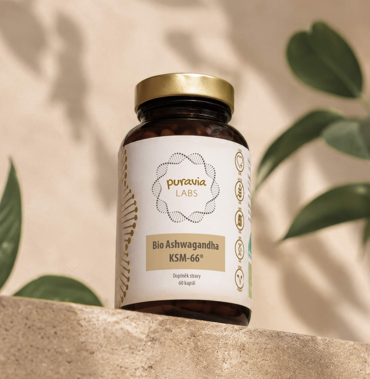 BIO Ashwagandha KSM-66®, 60 kapslí