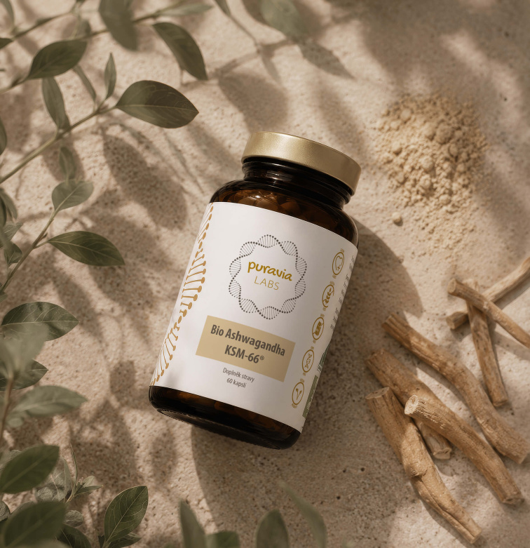 BIO Ashwagandha KSM-66®, 60 kapslí