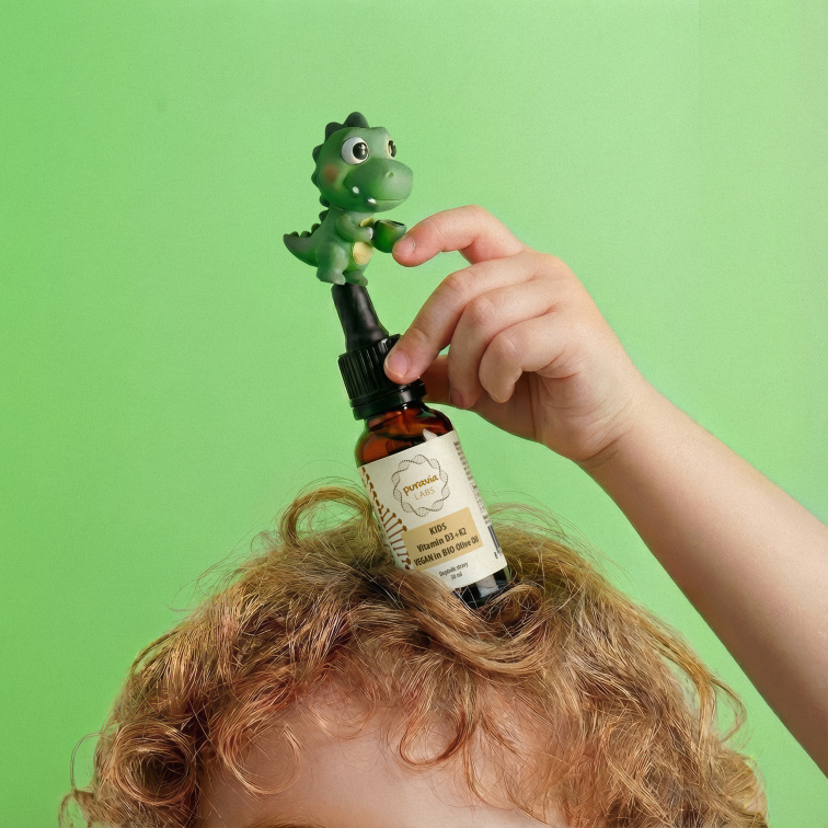 KIDS D3+K2 v bio olivovom oleji VEGAN, 30 ml