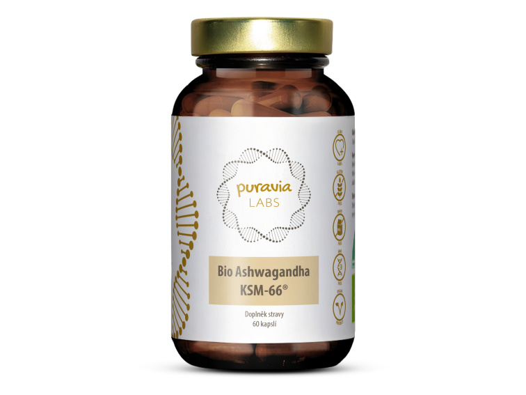 BIO Ashwagandha KSM-66®, 60 kapslí