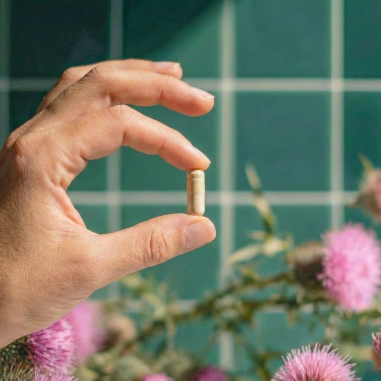 Ostropestřec mariánský - podpora funkce jater, 90 kapslí