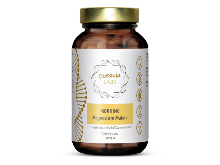 MORNING Magnesium - horčík malát, 90 kapsúl