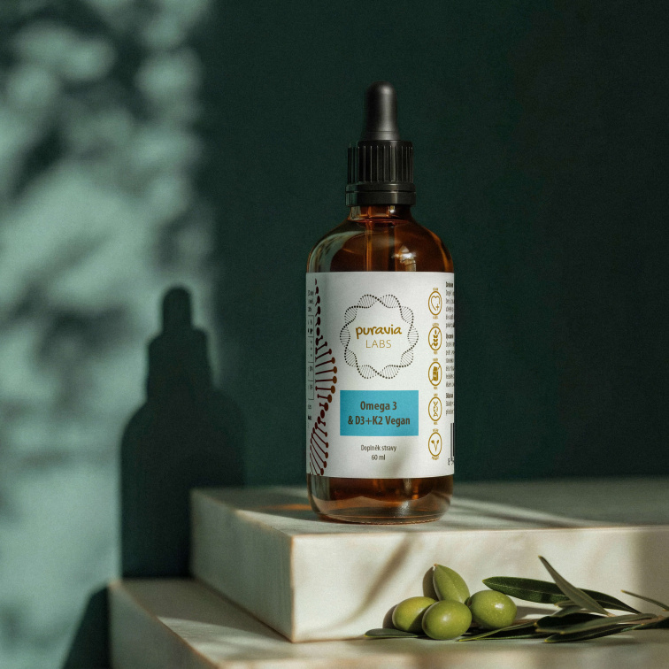 Omega 3 & D3 + K2 VEGAN, 60 ml