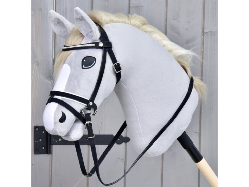 Kompletní uzdečka De Luxe se 2 čelenkami