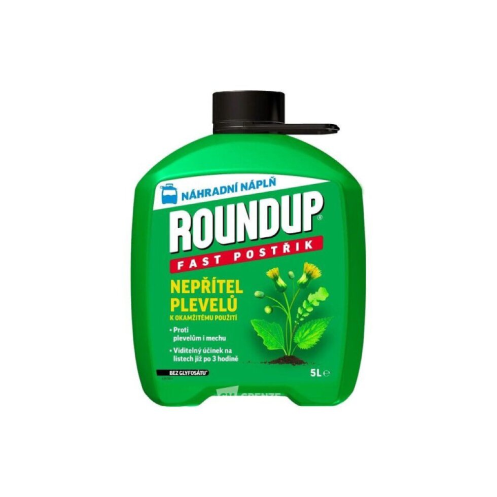 Roundup Fast 5l - Rychlý a účinný herbicid proti plevelům