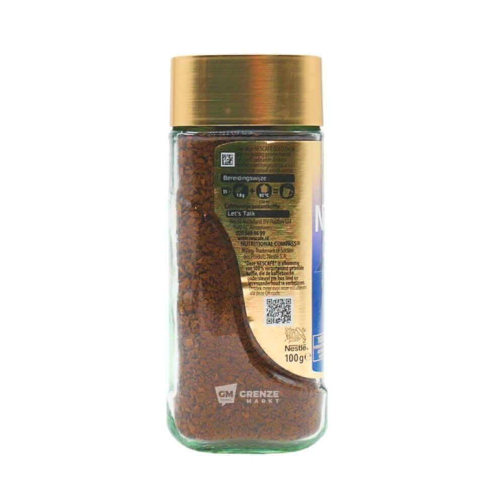 Nescafé Gold Decaf instantní káva 100 g