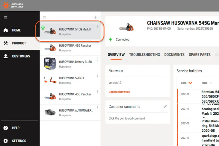 Husqvarna 564 XP® Fuel Inject