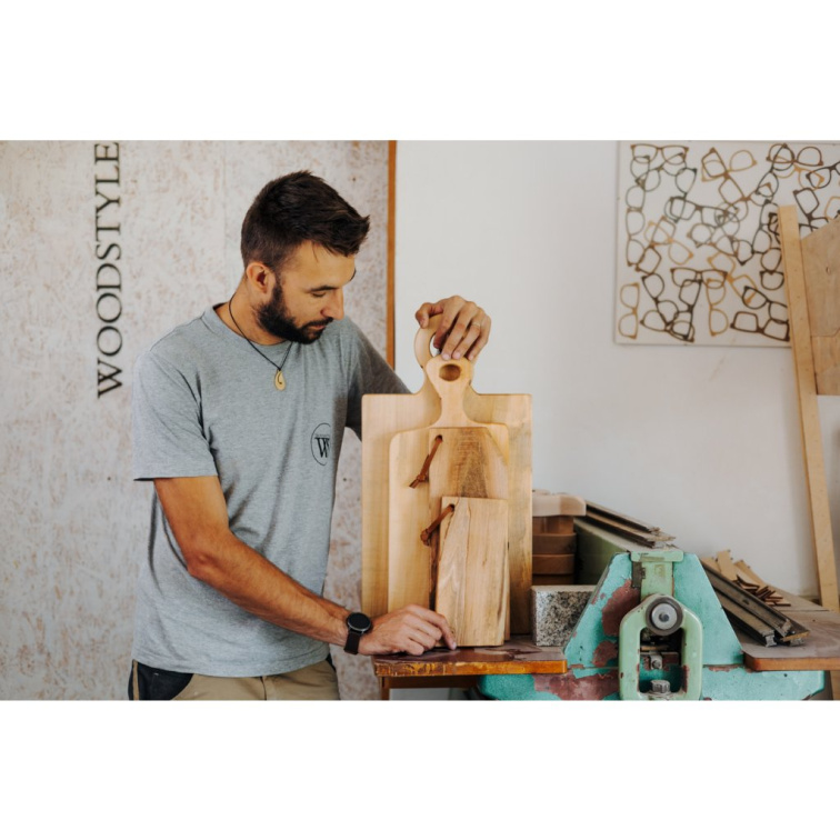 Jedinečná dřevěná prkénka z rodinné dílny Wood Style: Každý kus je originál