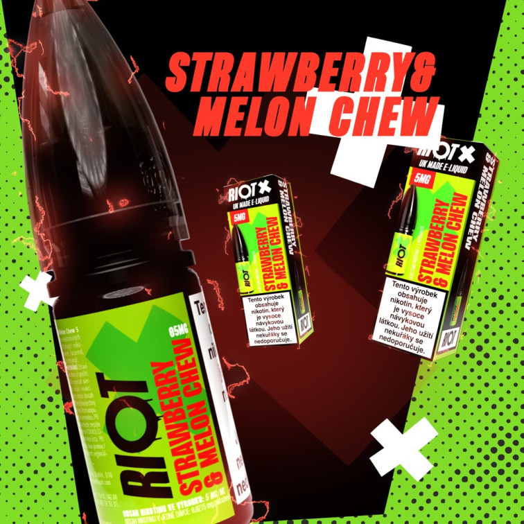RIOT X SALT Strawberry & Melon Chew
