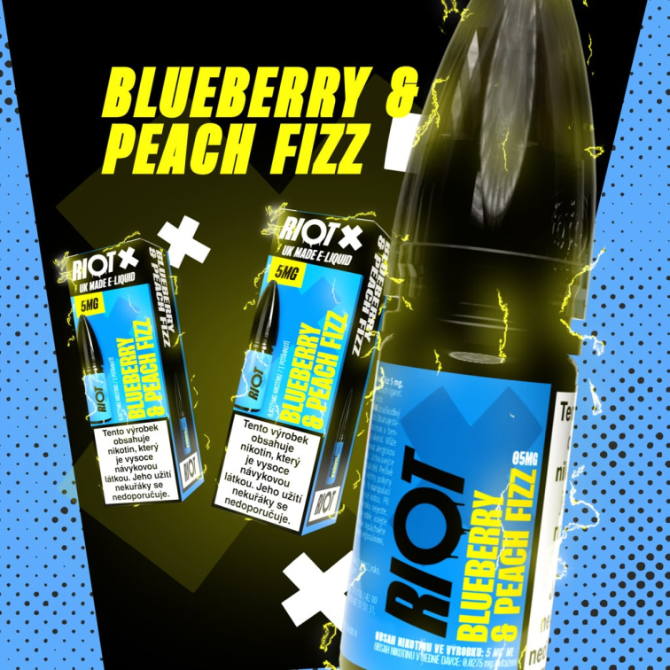 RIOT X SALT Blueberry & Peach Fizz