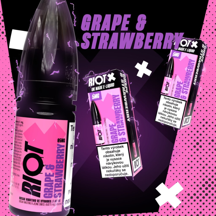 RIOT X SALT Grape & Strawberry