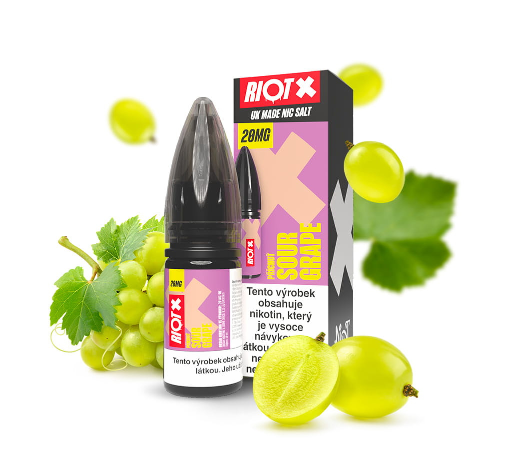 E-liquid RIOT X SALT Sour Grape