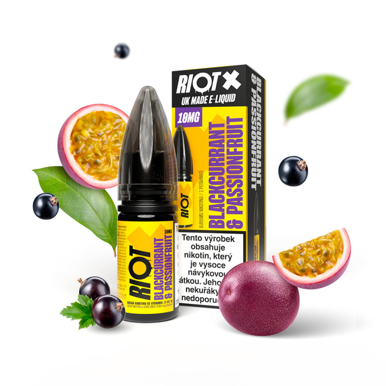 RIOT X SALT Blackcurrant & Passionfruit