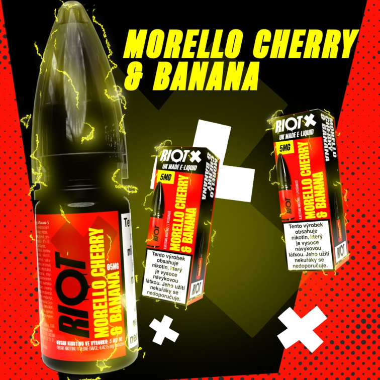 RIOT X SALT Morello Cherry & Banana