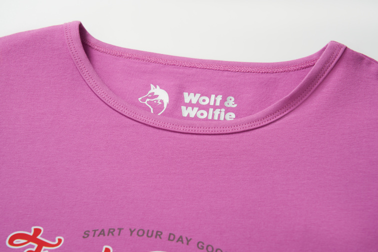 Dívčí bavlněné tričko, Fresh, fialková