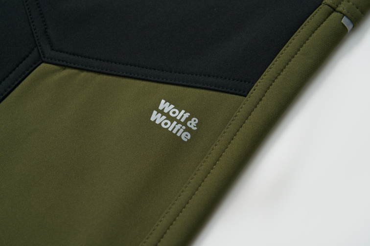 Chlapecké softshellové kalhoty s fleecem, B2597, černá