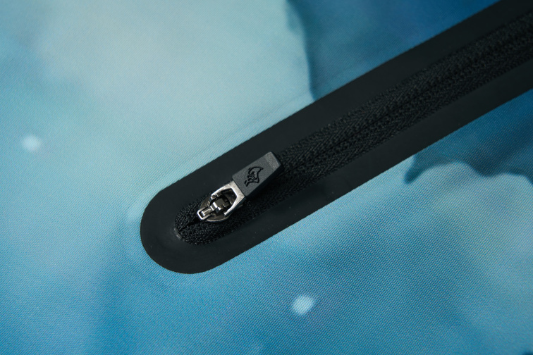 Chlapecká podzimní bunda s fleecem, les B2562, modrá