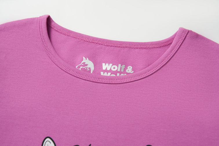 Dívčí bavlněné tričko, Extra Fun, fialková