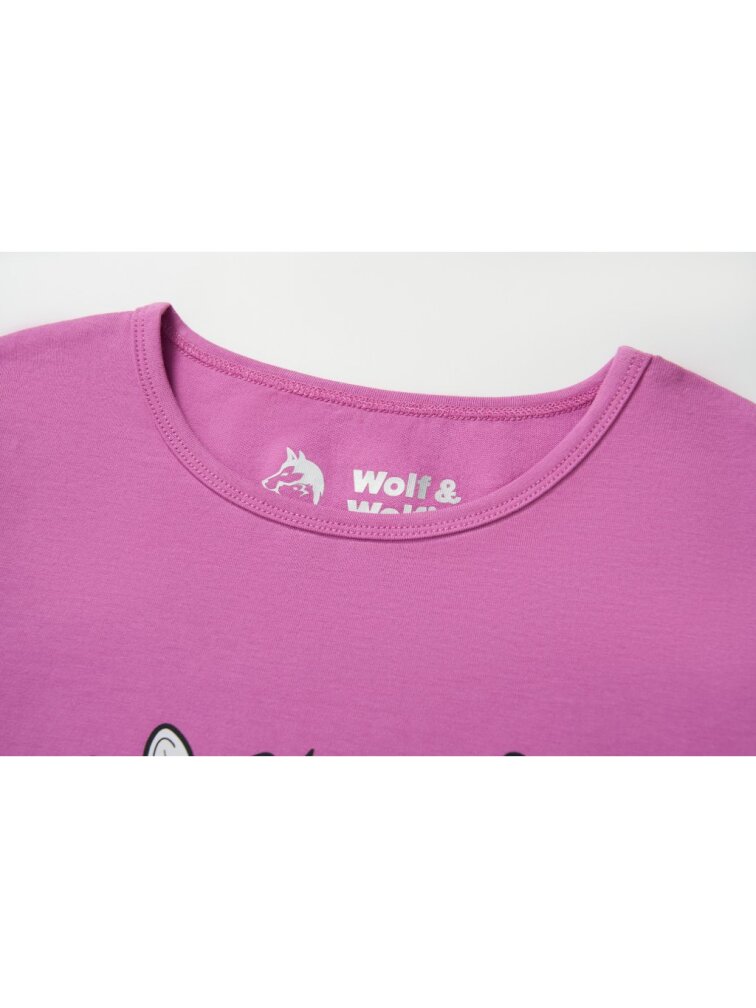 Dívčí bavlněné tričko, Extra Fun, fialková
