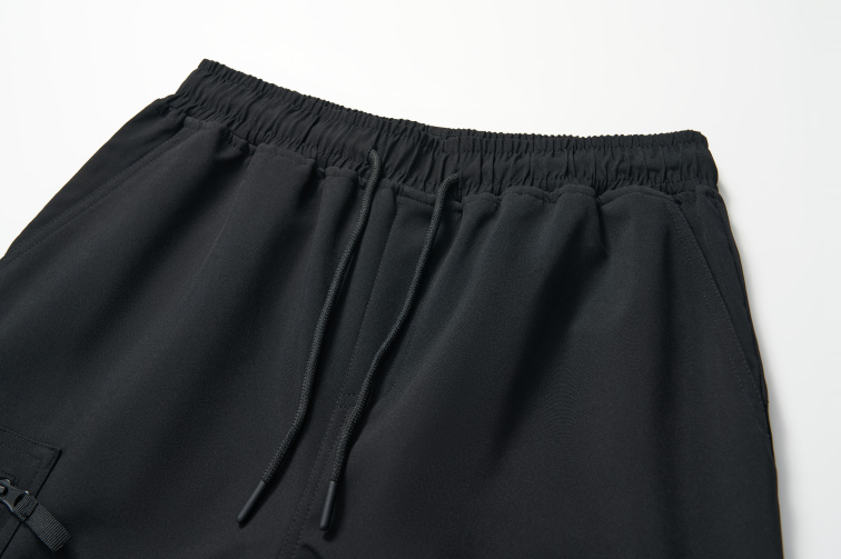 Dětské softshellové kalhoty bez fleecu, B2684, černá