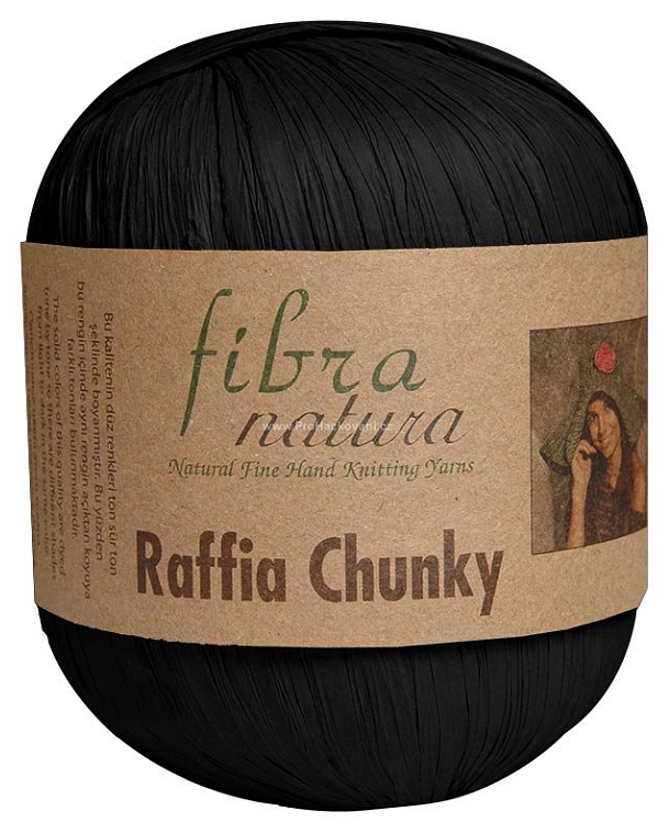 Raffia Chunky 114-22 černá