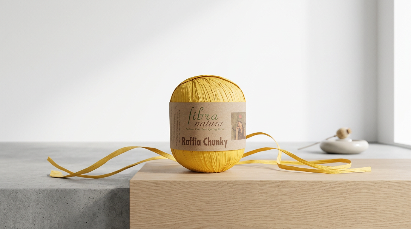 Raffia Chunky 114-03 žlutá