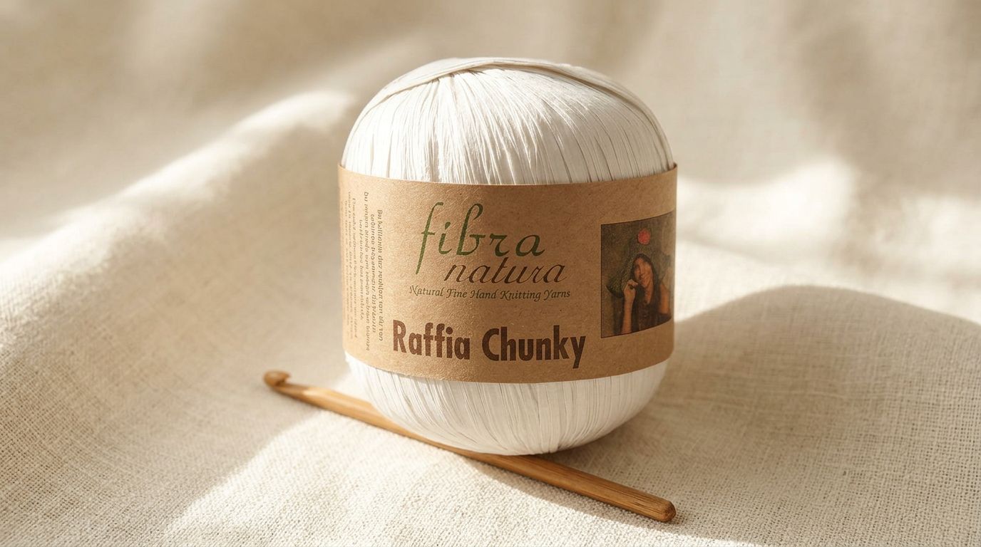 Raffia Chunky 114-01 bílá