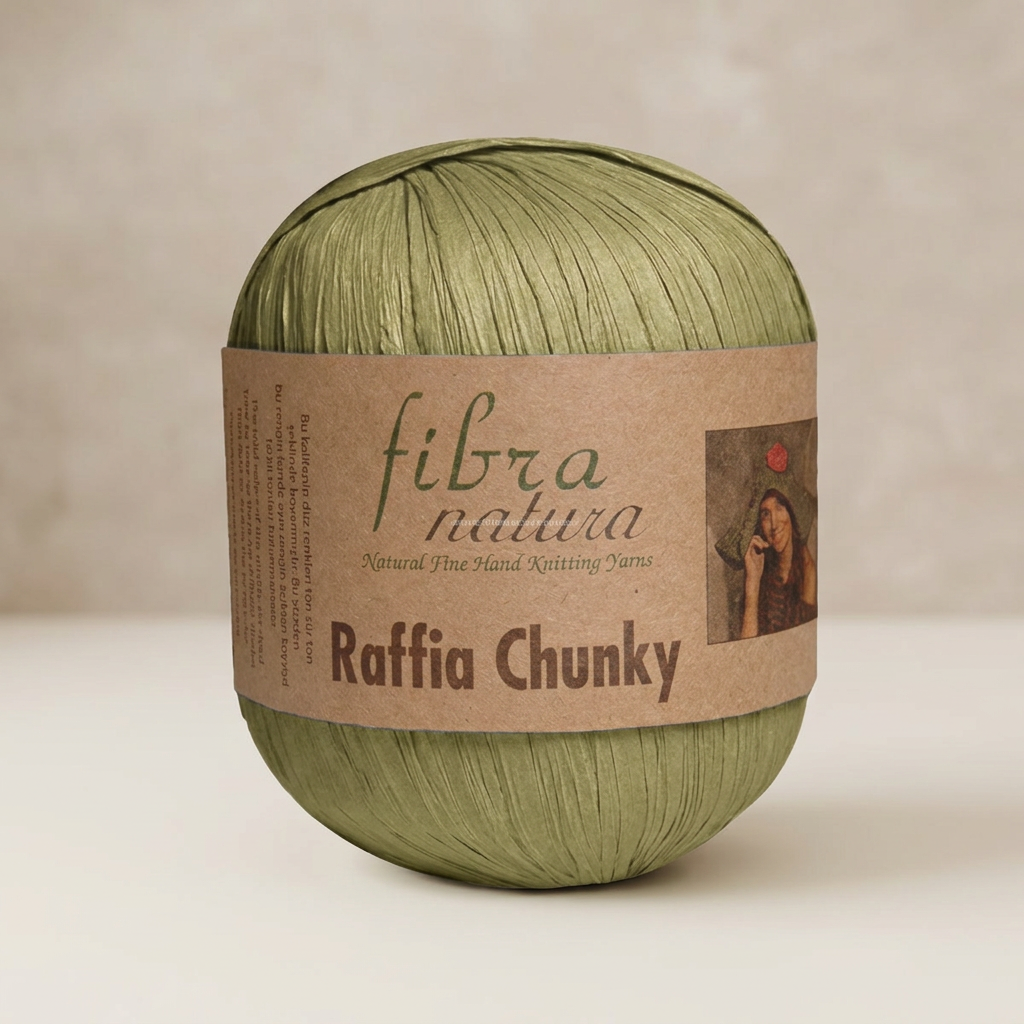 Raffia Chunky 114-15 světle olivová