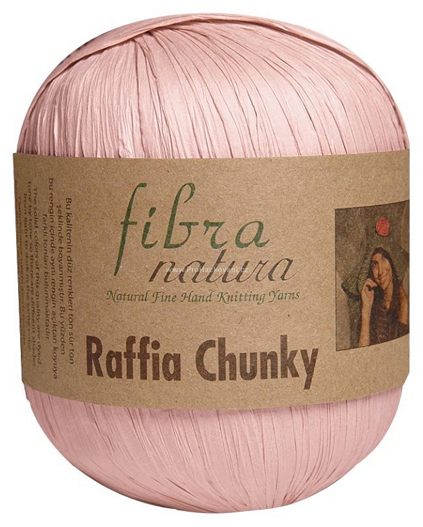 Raffia Chunky 114-04 starorůžová