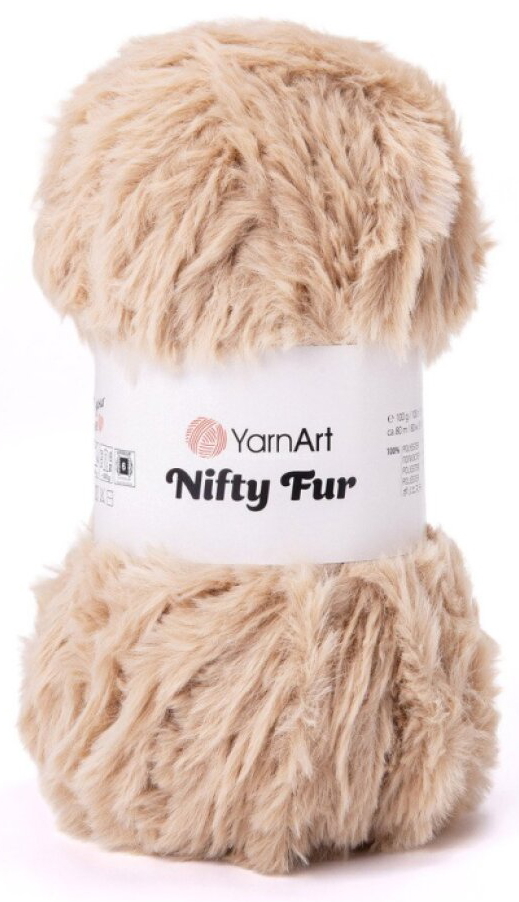 příze Nifty Fur 8407 světle hnědá