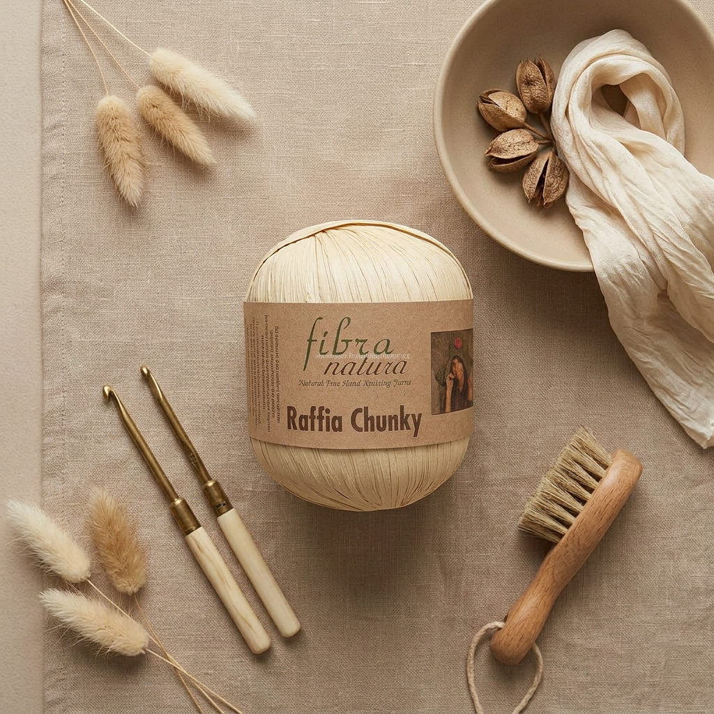 Raffia Chunky 114-16 béžová