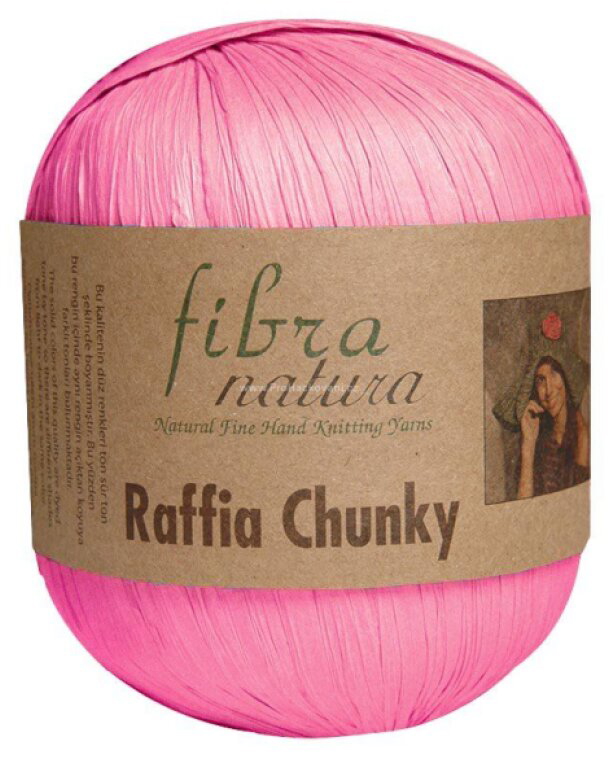 Raffia Chunky 114-05 růžová