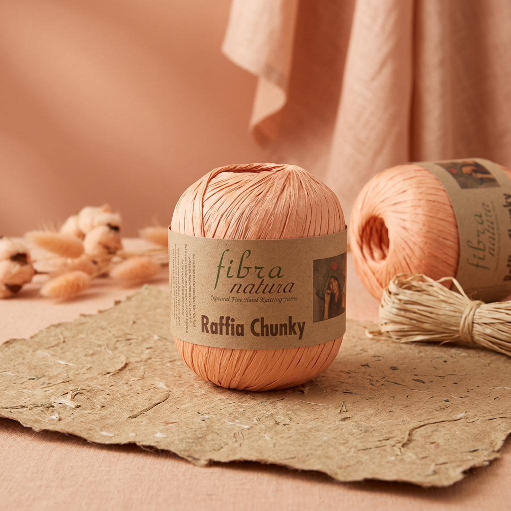 Raffia Chunky 114-19 meruňková