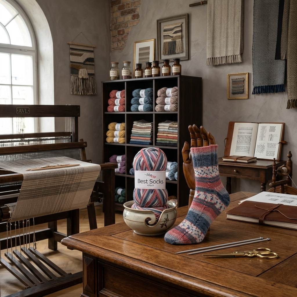příze Best Socks 7382 odstíny šedé, cihlová