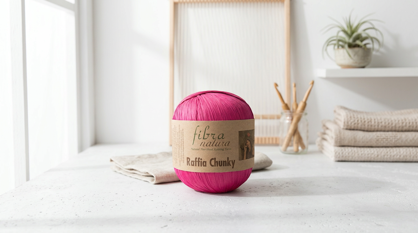 Raffia Chunky 114-33 fuchsiová