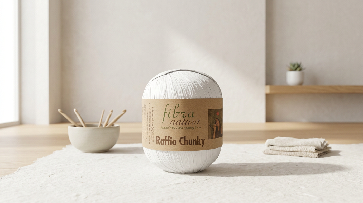 Raffia Chunky 114-01 bílá
