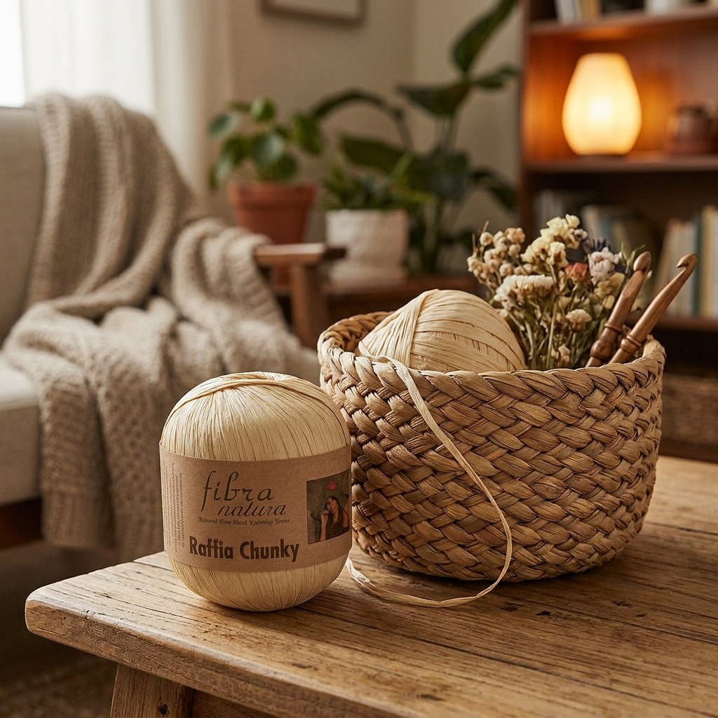 Raffia Chunky 114-16 béžová