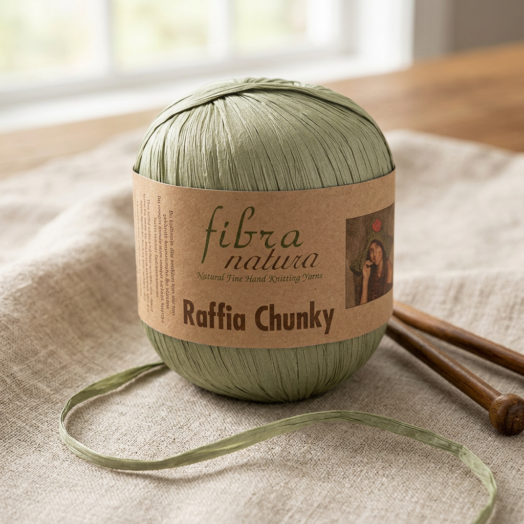 Raffia Chunky 114-15 světle olivová