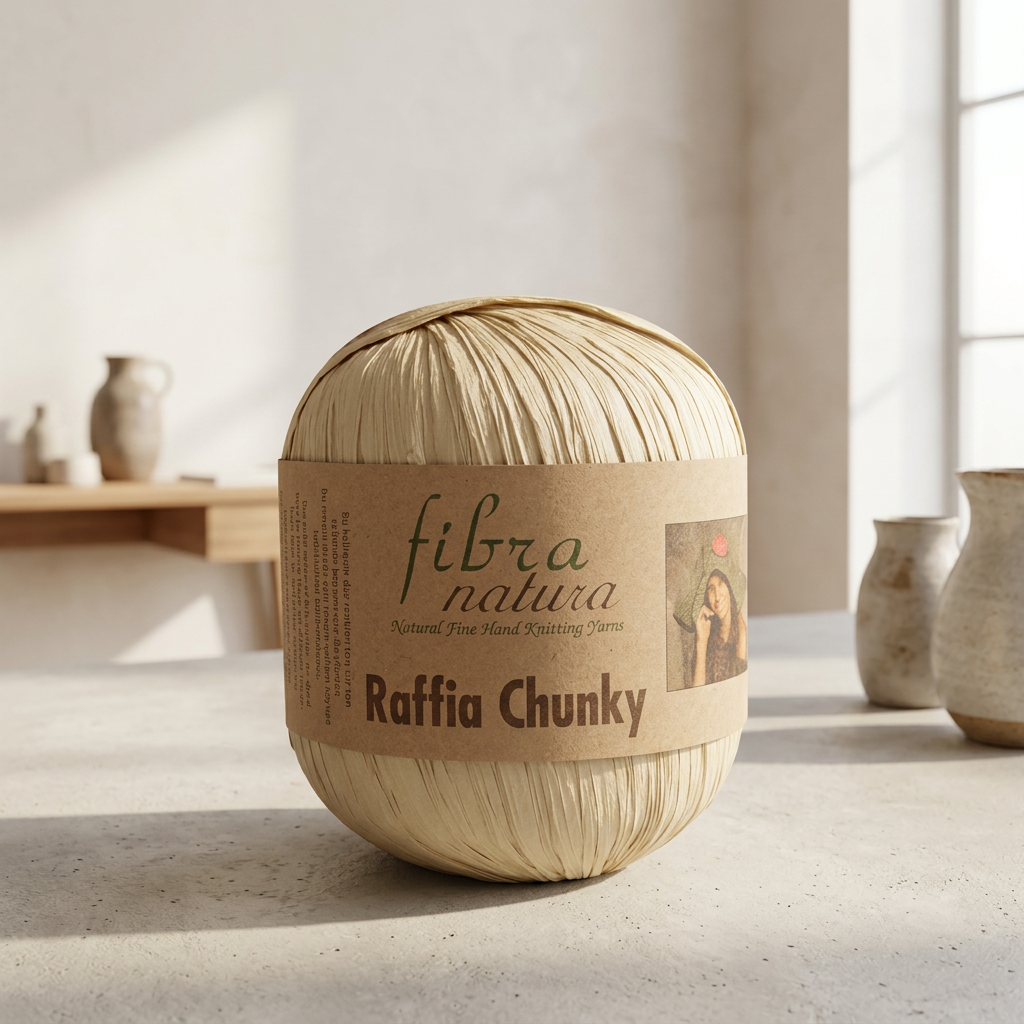 Raffia Chunky 114-16 béžová