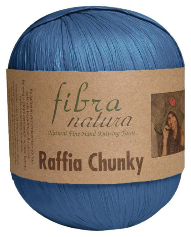 Raffia Chunky 114-13 tmavě modrá