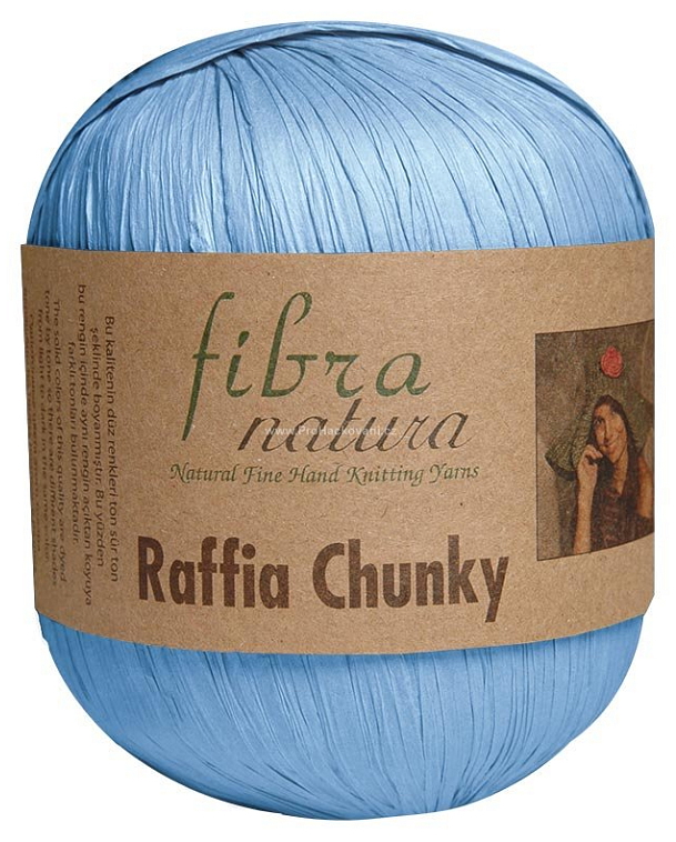 Raffia Chunky 114-11 modrá
