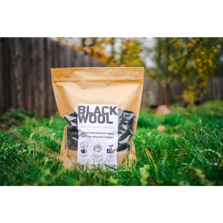 BlackWool hnojivo s biouhlem pro výsadby