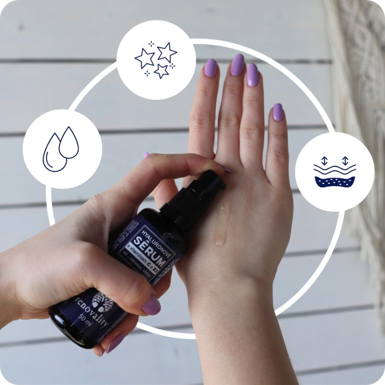 Hyaluronové sérum s vitamínem C a B3 50ml
