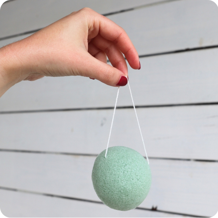 Konjaková huba zelený čaj